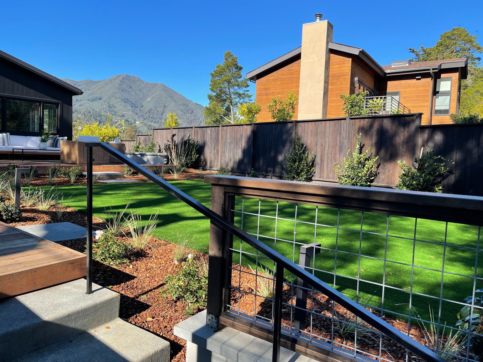 Landscape and residence